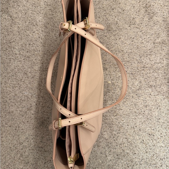 Tory Burch Pink Leather Tote Bag - Picture 3 of 5